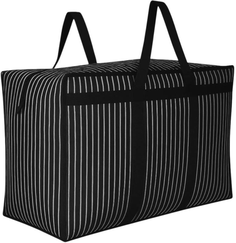 BAZERA Bag Big Organizer for Clothes, Blankets & Documents Zipper Closure and Handle Duffel Without Wheels