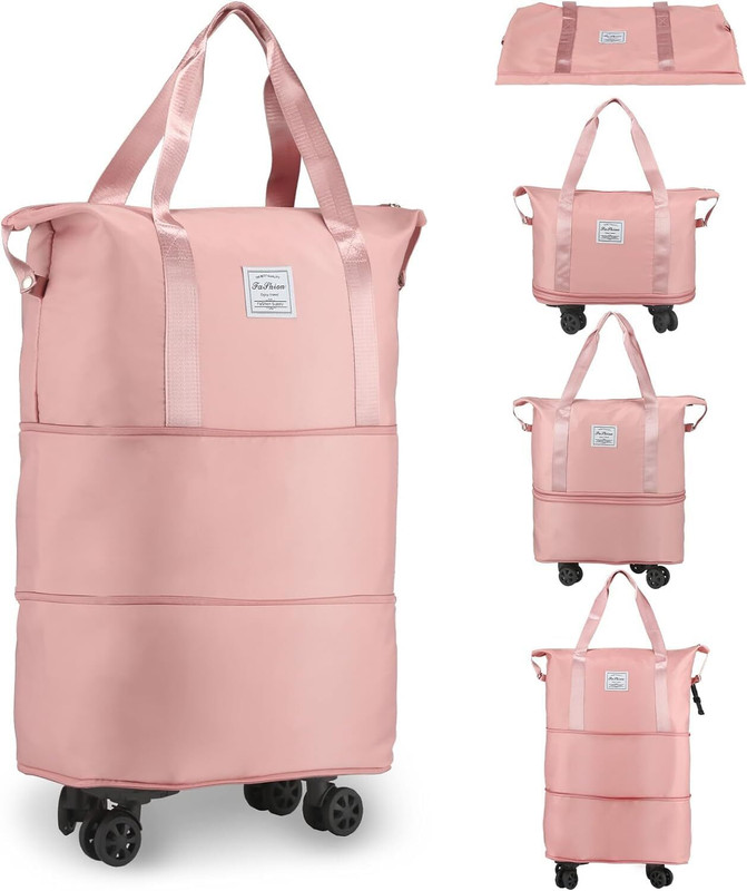 Ankit International (Expandable) 78L Duffel Trolley Bags for Travel, Luggage Expandable Bags Duffel With Wheels (Strolley)