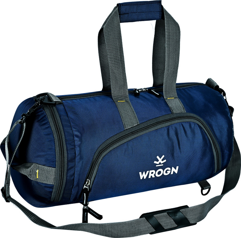 WROGN (Expandable) Trendy Unisex gym bag Cum Backpack with Shoe Compartment / Gym Bag for Travel Gym Duffel Bag
