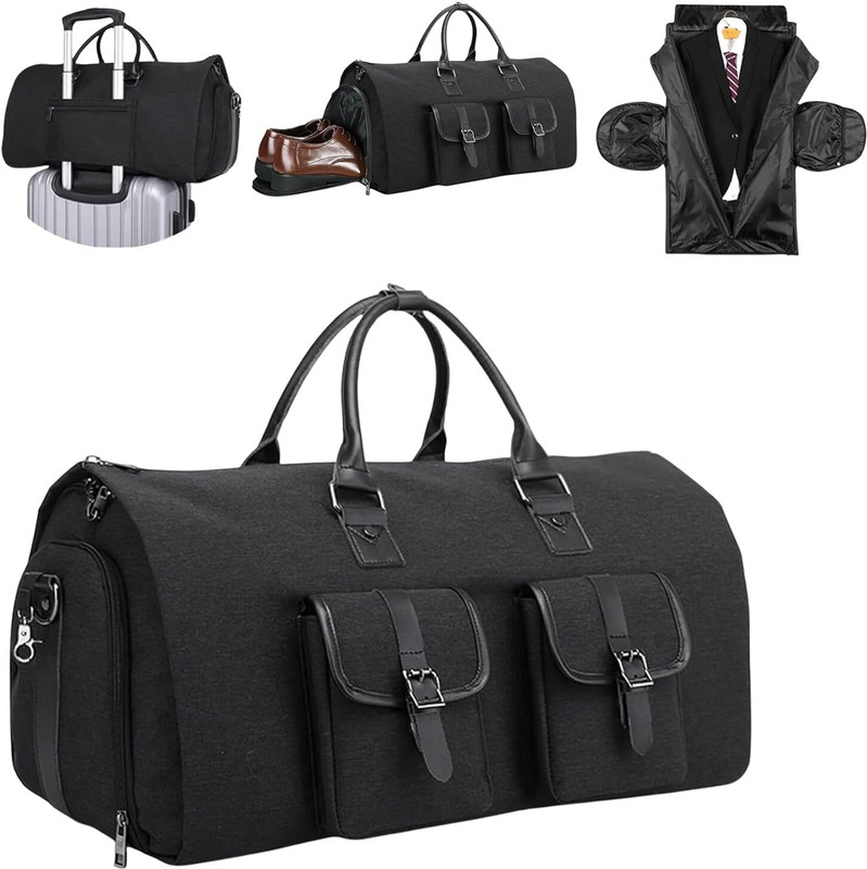 MODISH (Expandable) Duffel Bag Convertible Large Carry On Bags for Travel with Shoulder Strap Gym Duffel Bag