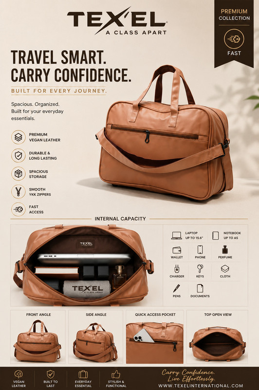 Magnum by Safari Ultra Fit bag Waterproof Multipurpose Bag(Brown, 20 L)