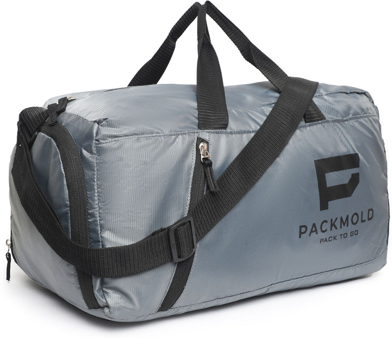 PACKMOLD SPORTIVO Sports Duffel Gym Bag for Men, Women with Shoe Compartment (GREY 32L) Gym Duffel Bag