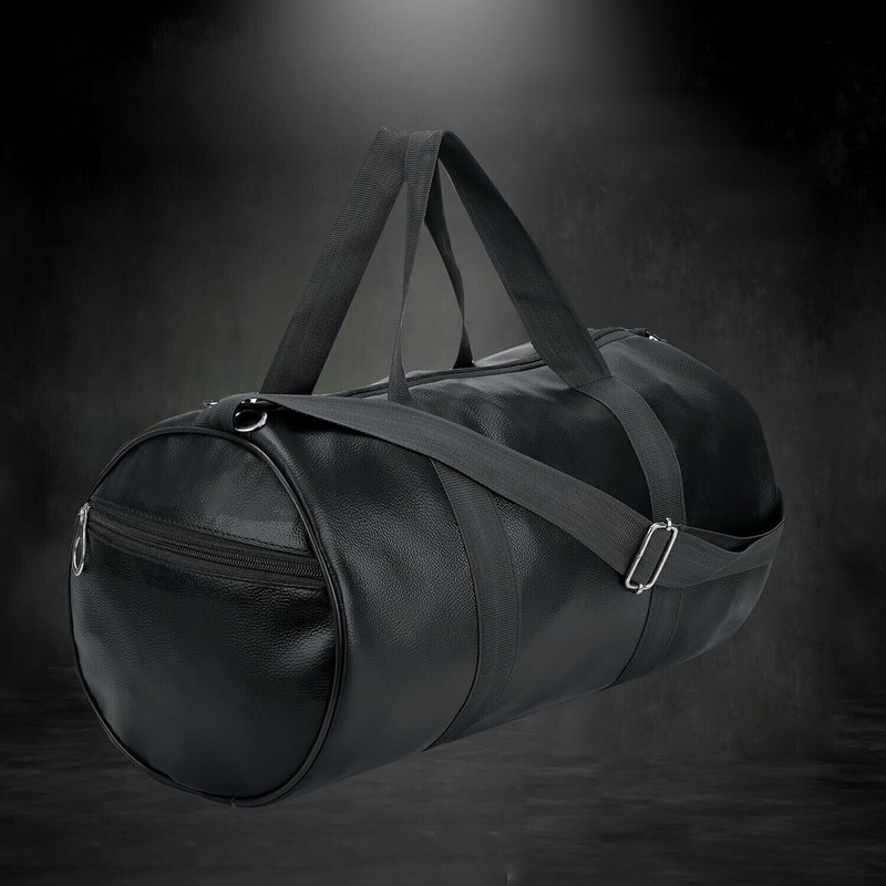 TRUE INDIAN Solid Black Gym duffel bags for men & women with Premium quality duffle bag Gym Duffel Bag