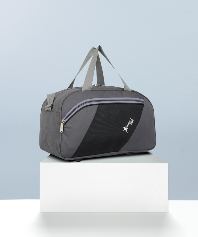 PERFECT STAR 40 L Hand Duffel Bag 12 inch 9.5 inch 20 inc {Grey} Stylish Light Weight Small Travel Duffel Bag For Men & Women Quality Tested Luggage Bag - Grey - Regular Capacity {Grey} Gym Duffel Bag