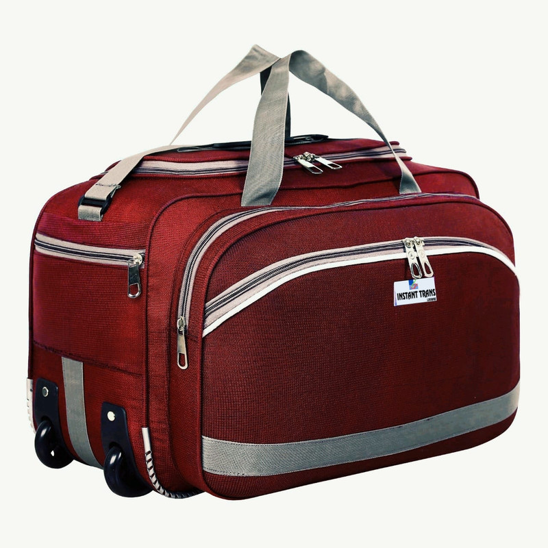 Trans (Expandable) INSTANT PLANNER DUFFLE BAG MEN WOMEN TRAVEL 22 INCH TRAVELLING BAG Duffel With Wheels (Strolley)