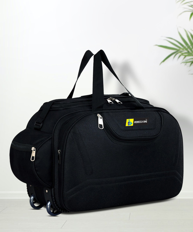REBECCA (Expandable) 60L Strolley Duffel with wheels (56 Cm) Duffel With Wheels (Strolley)
