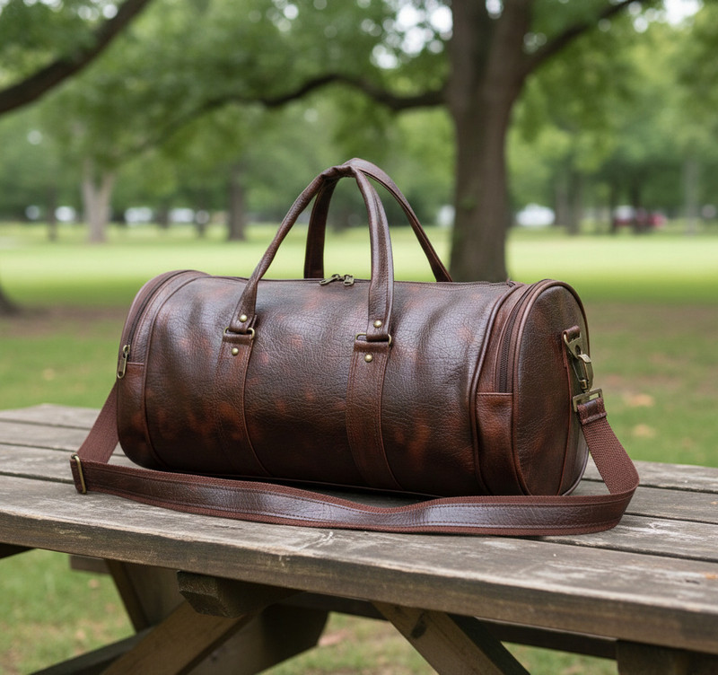 EARLYHEX Premium Leatherite Travel & Gym Duffle Bag | Unisex Travel Bag Gym Duffel Bag
