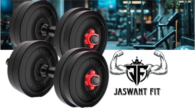 Jaswant fit 10kg pvc Adjustable Dumbbell Good Quality Adjustable Dumbbell(10 kg)