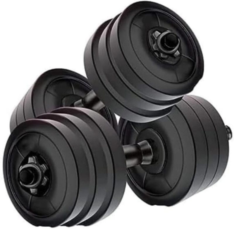 GEETAFITNESS BEST QUALITY MATERIAL 20KG ADJUSTABLE DUMBBELL WITH 2PC DUMBBELL RODS Adjustable Dumbbell(20 kg)