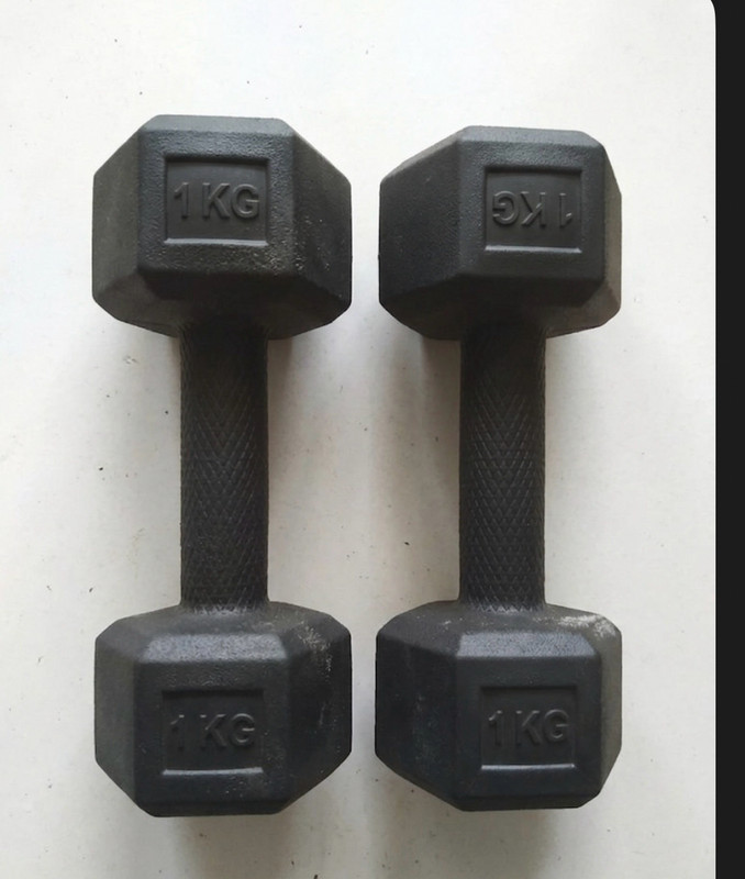 Sudesh sports D01 Fixed Weight Dumbbell(1 kg)