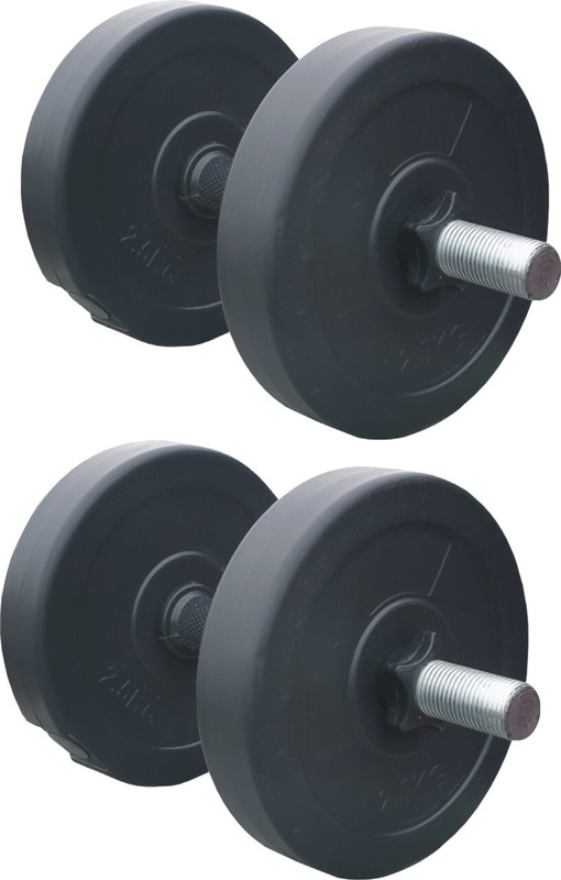 ProFitness 10 KG PVC Dumbell Set Combo From Home Exercise Adjustable Dumbbell Adjustable Dumbbell(10 kg)