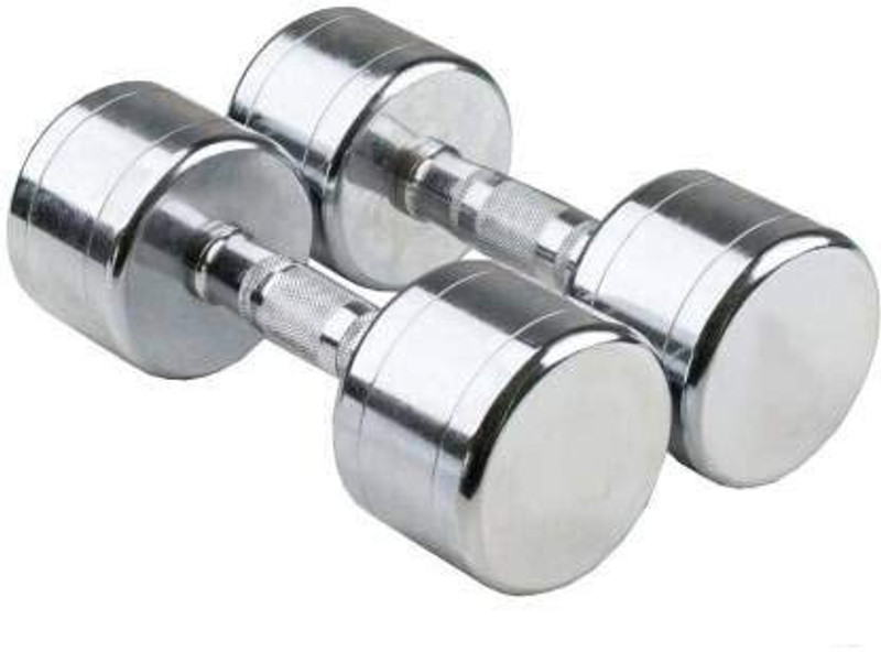 DAYAL ENTERPRISES STEEL DUMBBELL set 2 X 2 ( TOTAL WEIGHT 4KG ) Fixed Weight Dumbbell(4 kg)