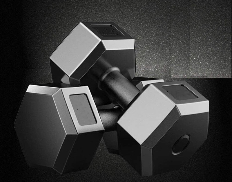 AMAN FIT Best Quality PVC Set 5KGS X 2 PCS, 1 Pair Dumbbells, Hex Dumbbells, Fixed Weight Dumbbell(5 kg)