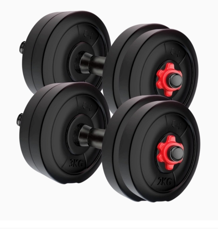 Much Boy sports 2.KG pleats 10kG Dumbbells free gloves Adjustable Dumbbell(10 kg)