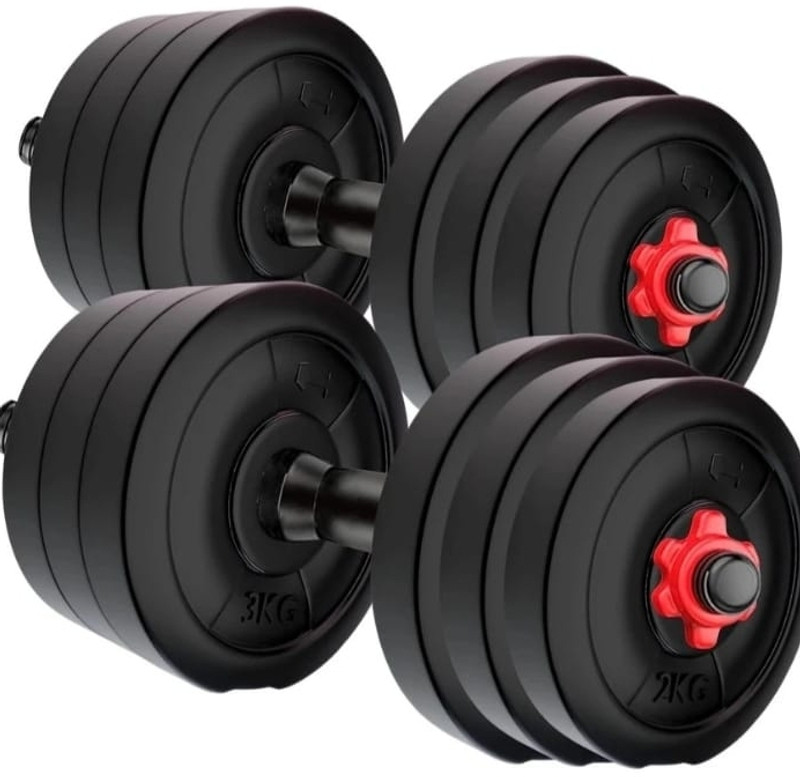 AMAN FIT 30 KG PVC ADJUSTABLE DUMBBELL BEST QUALITY PVC SET COMBO Adjustable Dumbbell(30 kg)
