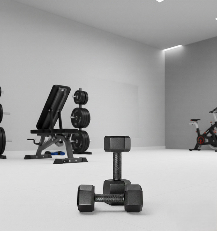 WILORA 3kg (3kgs*2pcs=6kgs) for home gym Fixed Weight Dumbbell(6 kg)