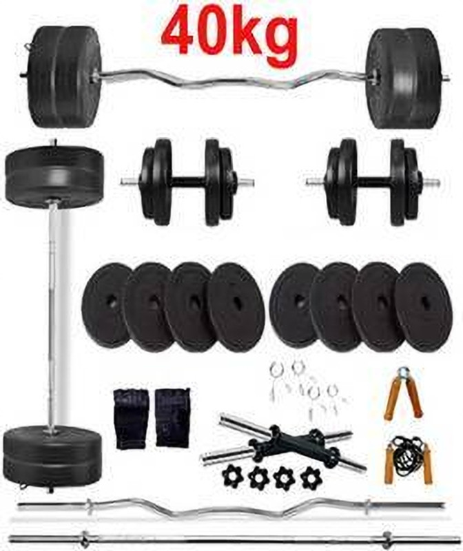 Adjustable Dumbbell Set 40kg – Power Fitness Barbell & Accessories