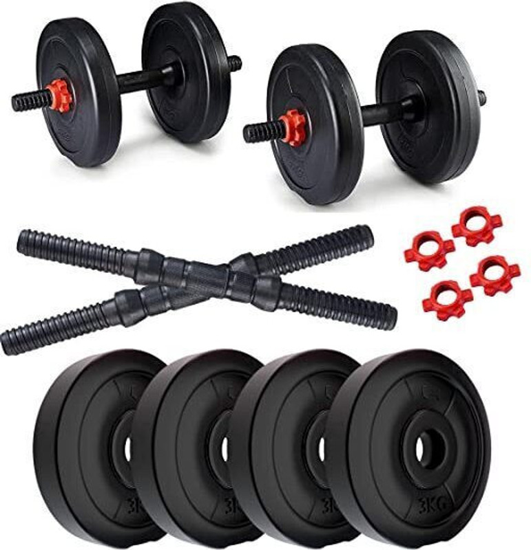 Brawl Nation 8 kg red nut (2*x 4) 8 KG Adjustable Dumbbell(8 kg)