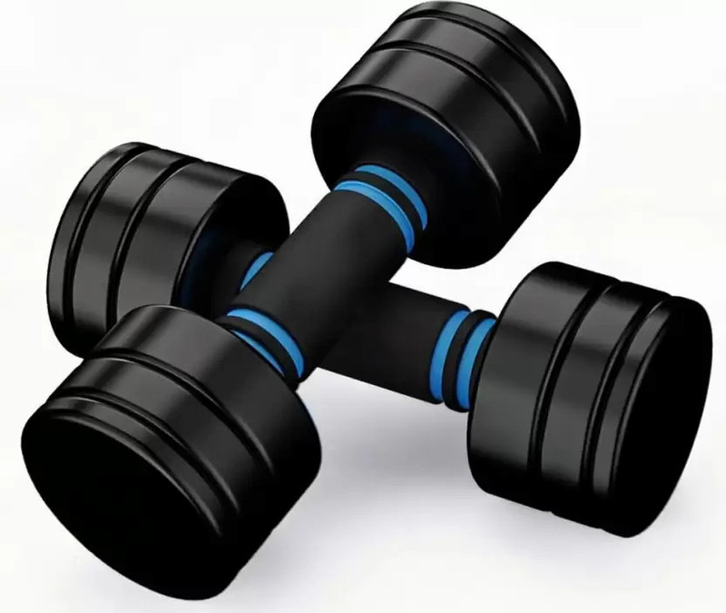 AMAN FIT PVC Set 3KG X 2 PCS Premium Black