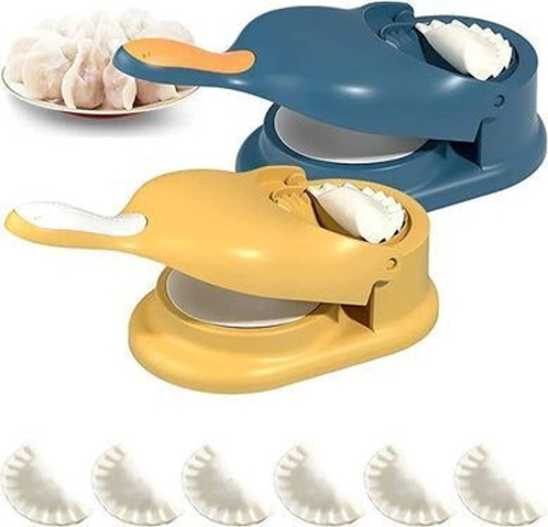 GalaniMart Dumpling Press(Plastic Momos Maker Multi-color)