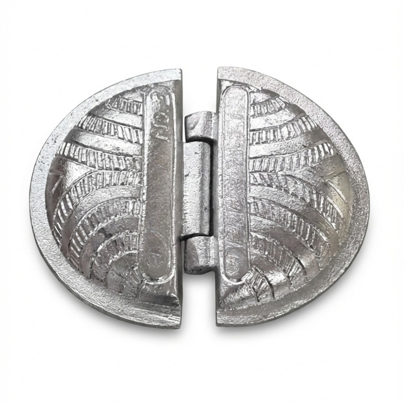 I'M NATURALS Dumpling Press(Aluminium Gujiya Maker Mould, Karanji Dumpling Press, Ghughra & Pedakiya Mould)