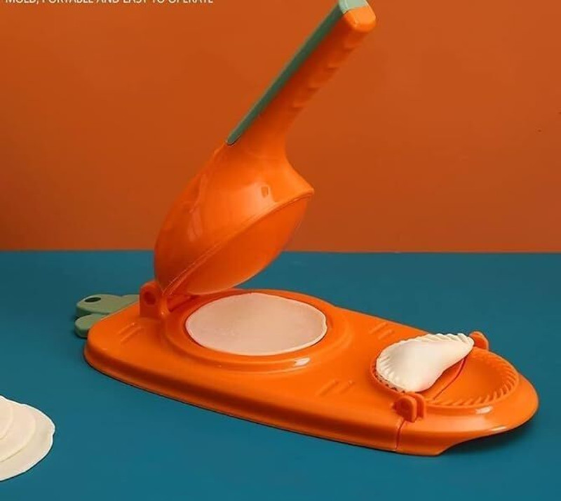 Kitchora Dumpling Press(Plastic Orange)