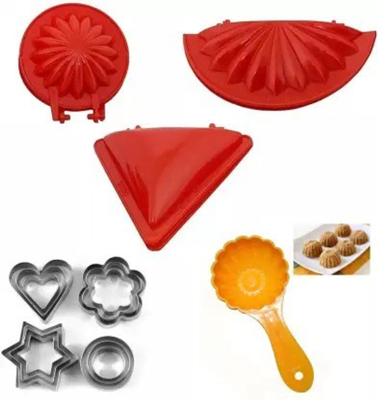 Joyansh Dumpling Press(Stainless Steel red)