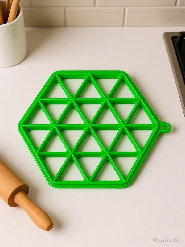 Deal Hub Dumpling Press(Plastic Green)