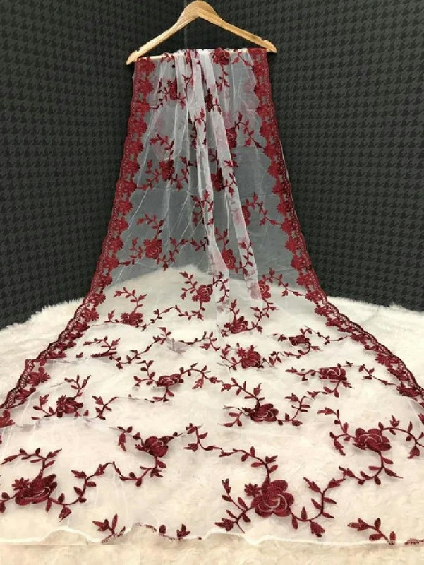 Oo ! Ho Net Embroidered Women Dupatta