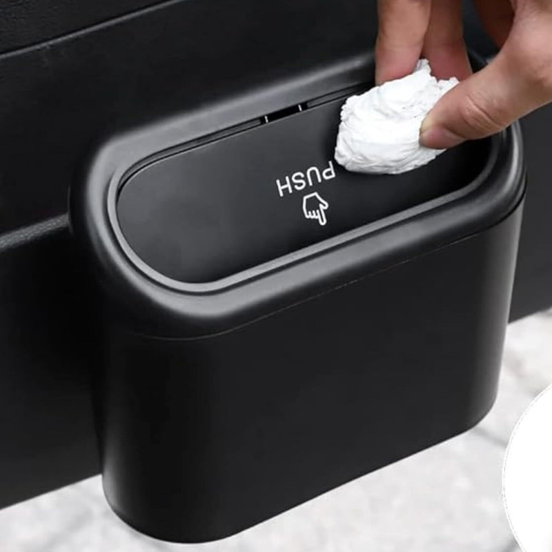 NYS STORE CarDustbinMiniBlack-AutoTrashHolder Trunk Organizer(Black)
