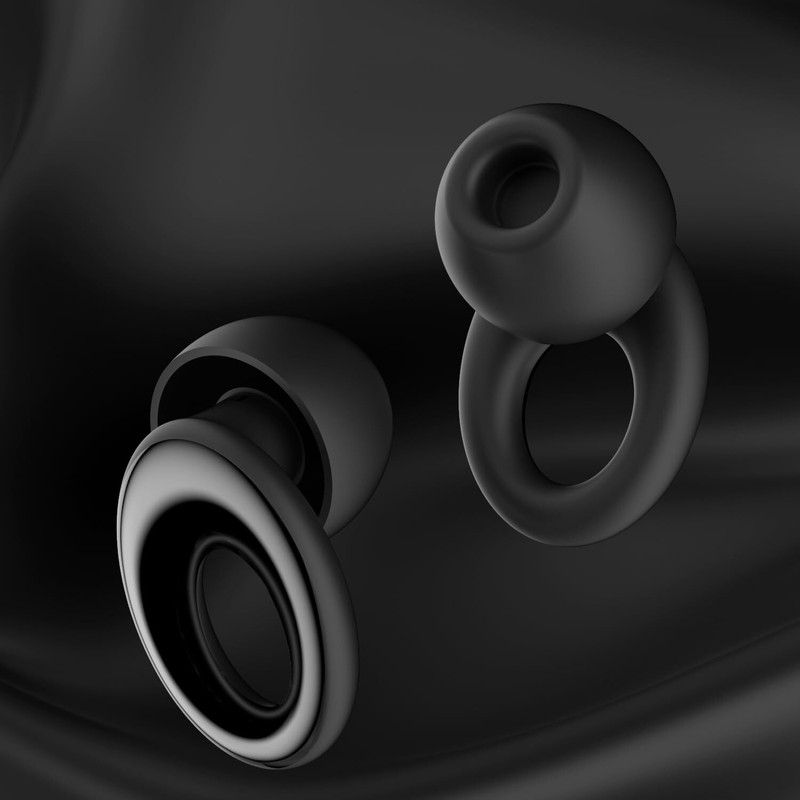 Puedo Noise-Reducing Earplugs for Sleep Ear Plug(Black)
