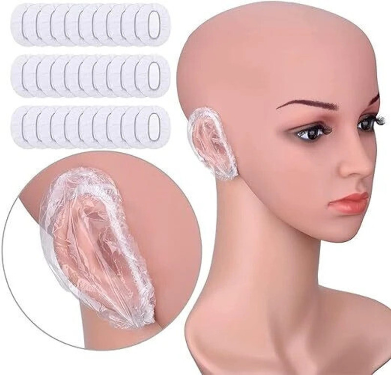 Xroncinz 100 Pack Disposable Ear Covers for Shower, Ear Muff(Pack of 1)