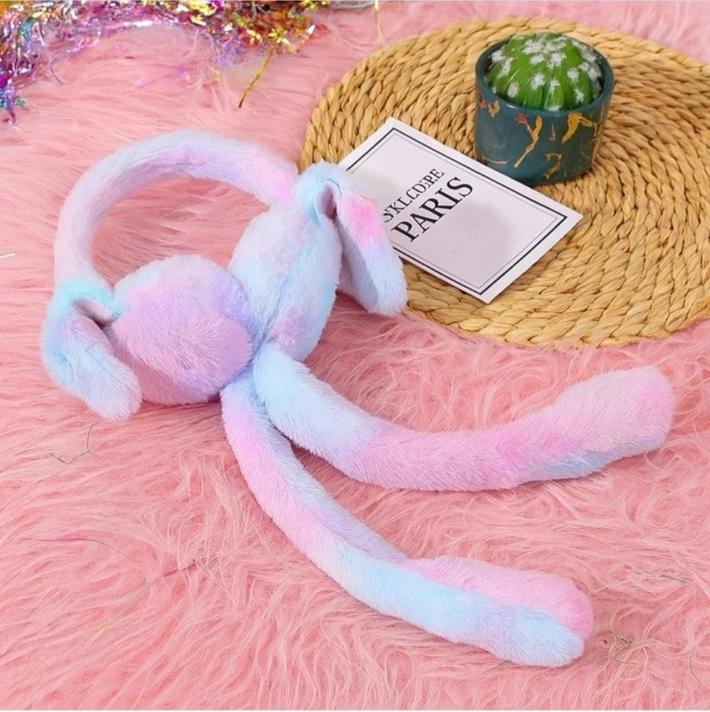 DARKO Cute Bunny Moving Earmuffs with sound | Winter Earmuff for Kids & Teens Ear Muff Ear Muff(Pack of 1)