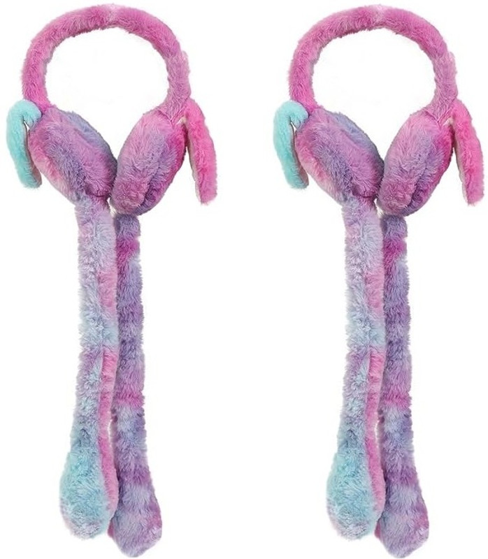 vnz Rabbit Cute & Stylish jumping Soft comfortable Earmuffs | Ear Warmers Ear Muff(Pack of 1)