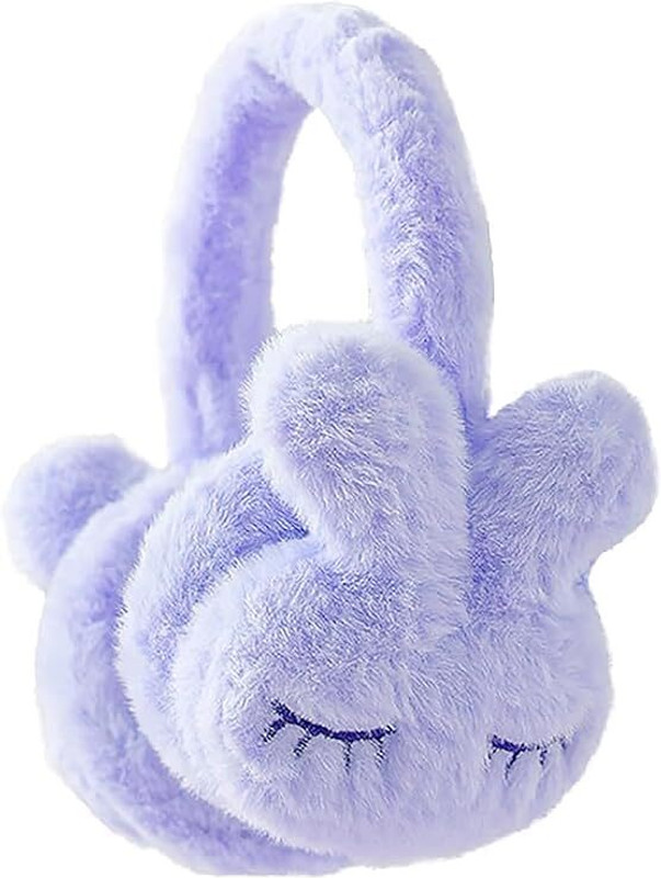 BBBIKINI Cute Winter Warm Earmuffs for Kids We Provide any Random Color and Pattern B Ear Muff(Pack of 1)