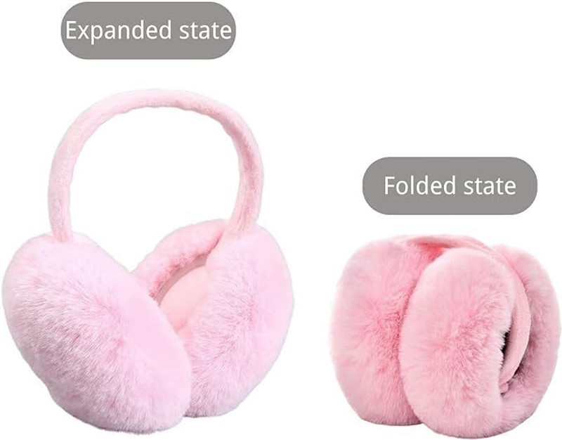 REXBURG Winter Indoor/ Outdoor Accessory Foldable Ear Muffs/Warmer for Girls & Boys. Ear Muff(Pack of 1)