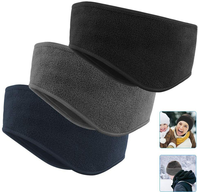 Galox Winter Headband Ear Warmers Muffs for Men Women Kid Running Yoga Skiing Cycling Ear Muff(Pack of 3)