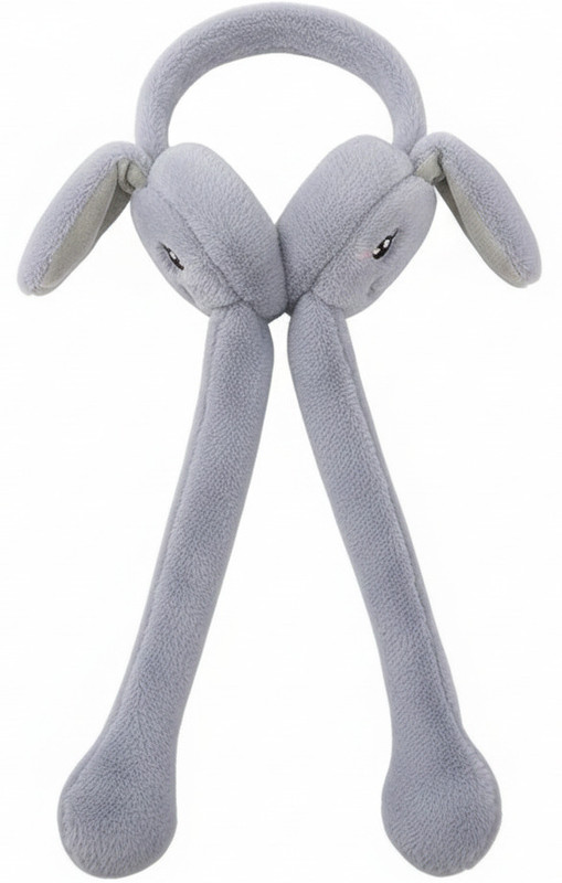 SONASSSS Winter Ear Muffs with Moving Jumping Rabbit Ears Cute Ear Warmers for Girls Boys Ear Muff(Pack of 1)