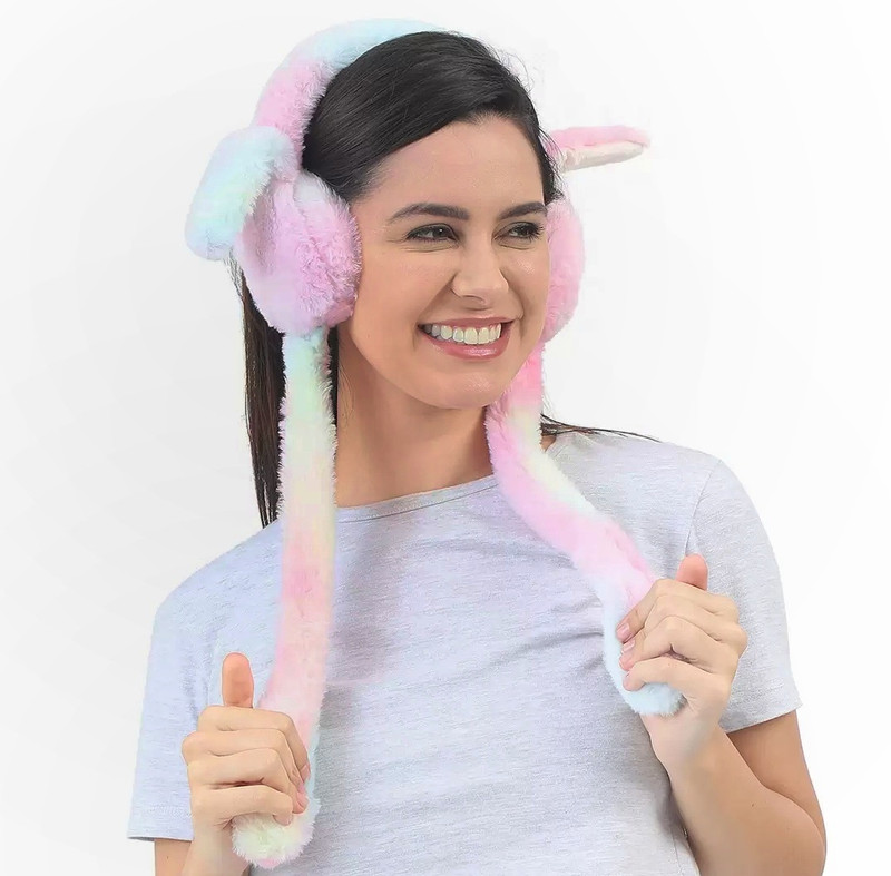 Highever Cute jumping rabbit with chuchu sound boys earmuffs for kids girls (RANDOM COLOR Ear Muff(Pack of 1)