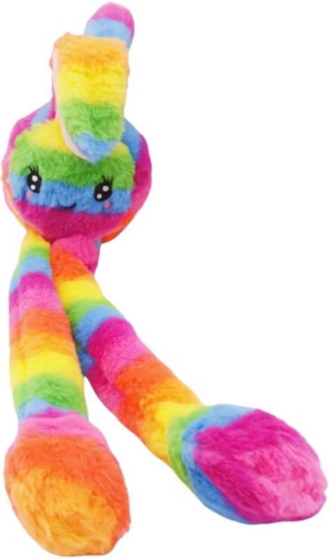ZIRAK Rainbow Plush Rabbit Headband | Moving Ears Earmuffs with Jumping Moving Ears Ear Muff(Pack of 1)