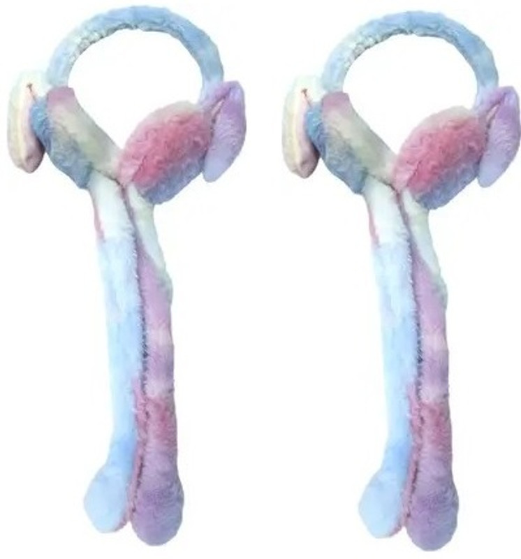 vnz Earmuffs Cute Plush Animal Ear Warmers Fluffy Furry Ear Muffs for Winter Ear Muff(Pack of 2)