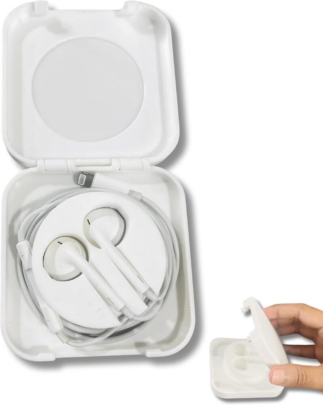 Crysendo Earphone Winder Case Compatible with APL Wired Earphones Earphone Cable Organizer