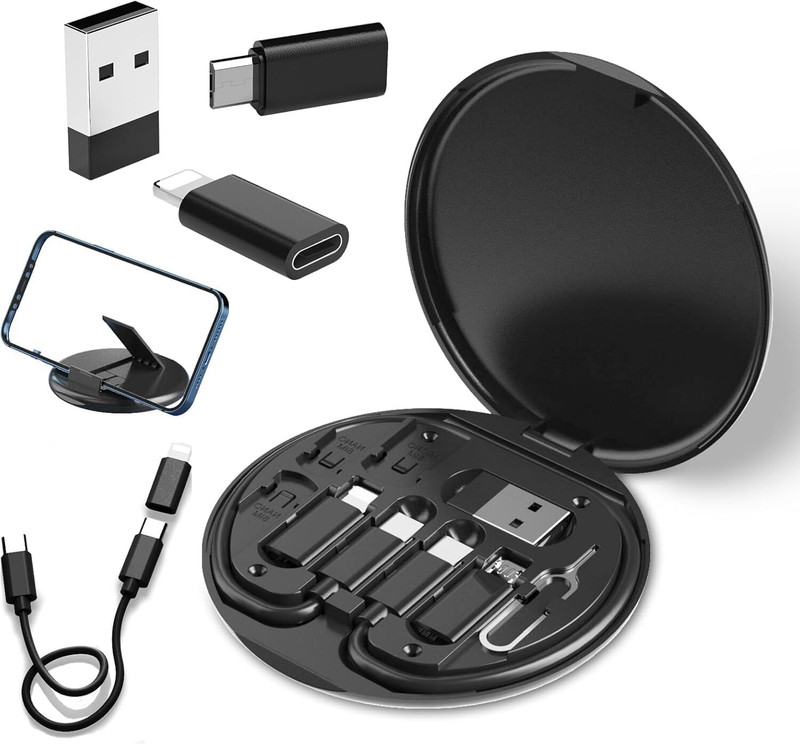 CHG Pocket-Sized Travel SIM & USB Kit Earphone Cable Organizer