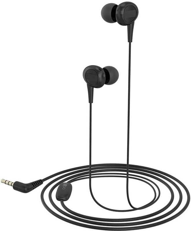 DEVBHOOMI DB - WE02 METALELITE Shimmer in-Ear Wired Earphone with Mic (Black) Earphone Cable Organizer