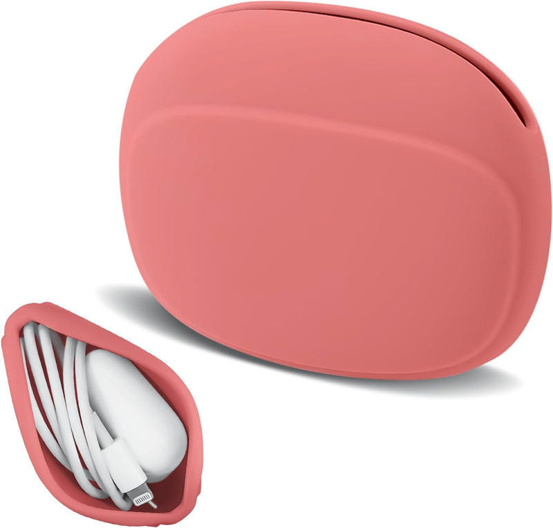 MEDDOM Silicone Earphone Organizer Case | Compact Cable Management Box Earphone Cable Organizer