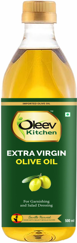 Oleev Extra Virgin Olive Oil Plastic Bottle(500 ml)