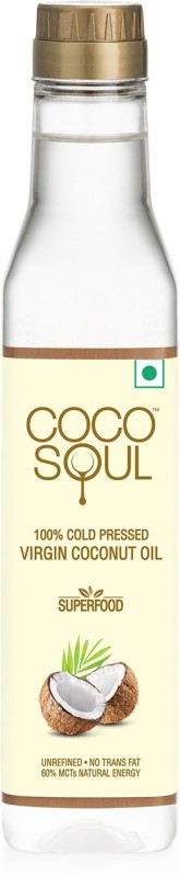 Coco Soul 100% Cold Pressed Virgin Coconut Oil – From the Makers of Parachute Coconut Oil Plastic Bottle