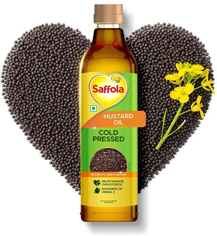 Saffola Cold Pressed Mustard Oil(1 L)