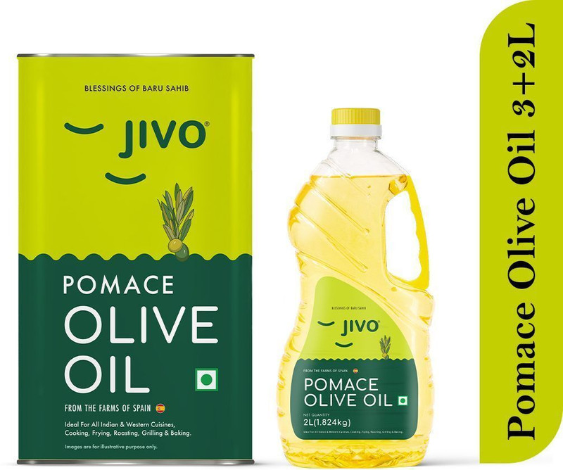 JIVO Pomace Cooking Olive Oil Tin(5000 ml)