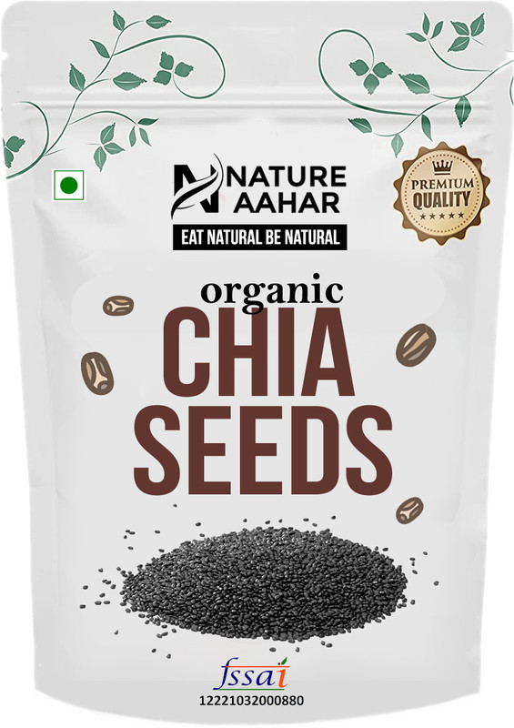 Nature Aahar Premium Natural Chia Seeds | High In Protein & Fiber Chia Seeds(1 kg)
